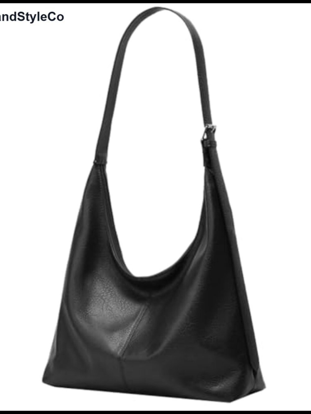 Slouchy Tote Bag for Women Retro Vegan Leather Shoulder Crossbody Bag Handbag